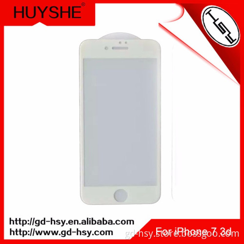 HUYSHE anti-scratch round edge for iphone 7 tempered glass 3d curved screen protector
